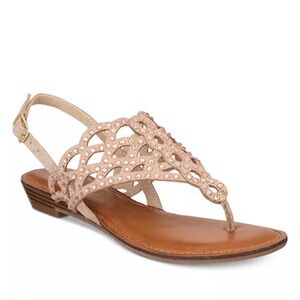 Zigi Soho Women's Tan Embellished Sandals